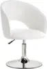 Vanity Chair with Arm, PU Leather Chair for Vanity, Swivel Accent Chair, Adjustable Height Makeup Chair 3