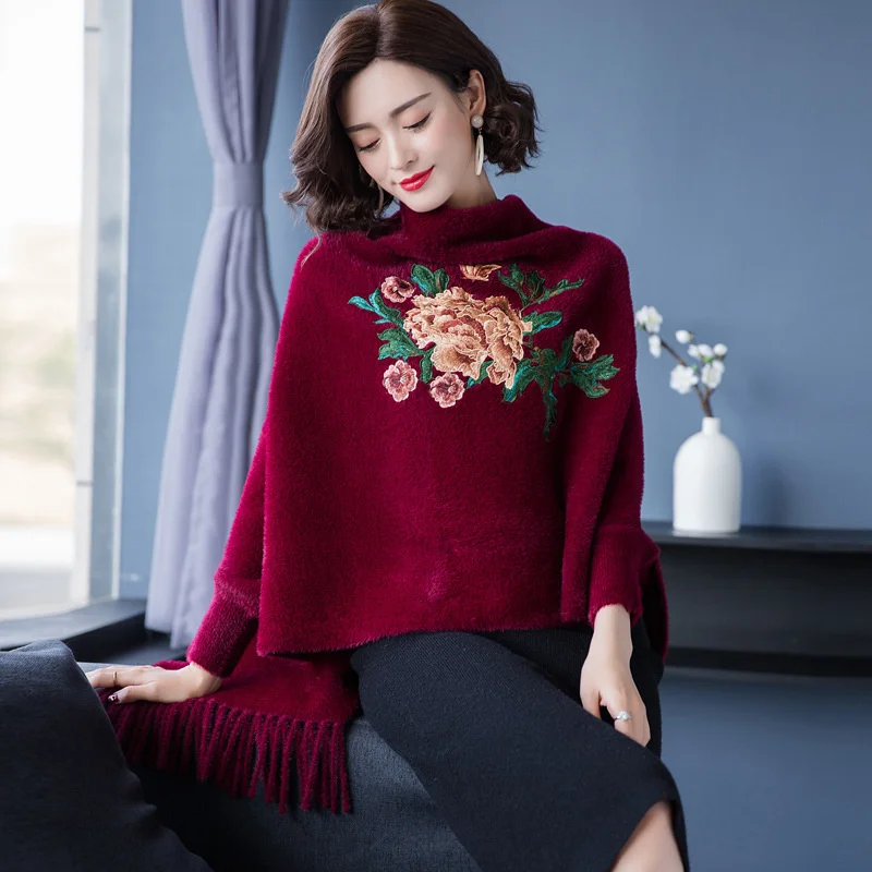 Winter Cashmere Women Scarf Female Luxury Brand Scarves Lady Tassel Bandana Women Solid Shawl Wraps Foulard Poncho Pashmina - Image 6