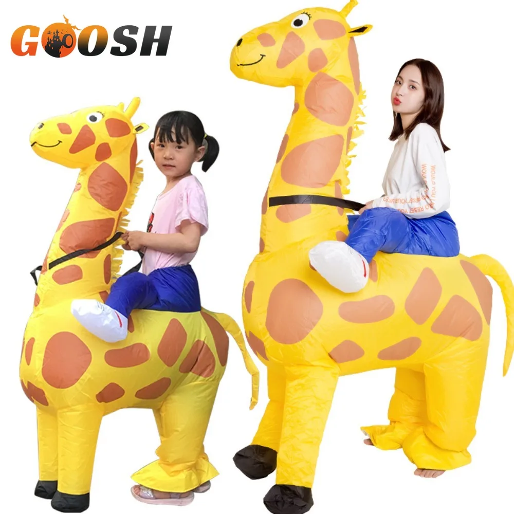 

Halloween Cosplay Costumes New Adult Inflatable Suit Giraffe Role Playing Costume Party Costume Children's Funny Prop Costume