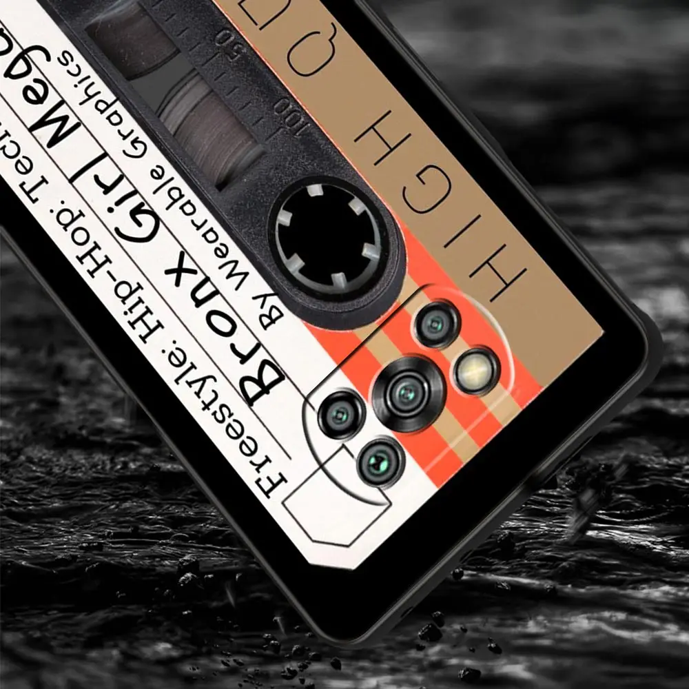 Vintage Cassette Tape Retro-Style Soft TPU Phone Case