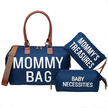 Mama Tote Bag maternità pannolino mamma borsa di grande capacità donna pannolino Organizer borsa per passeggino cura del bambino zaino da viaggio regali per la mamma 1