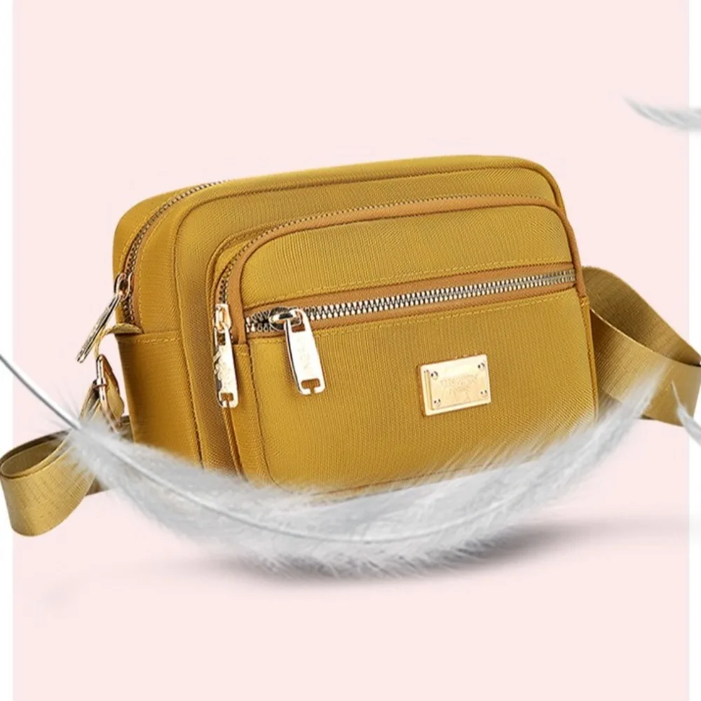 Neue einfarbige Nylon-Umhängetasche mit großer Kapazität, tragbare Umhängetasche, leicht, verstellbar, Muttertasche 2024 – Detail 23