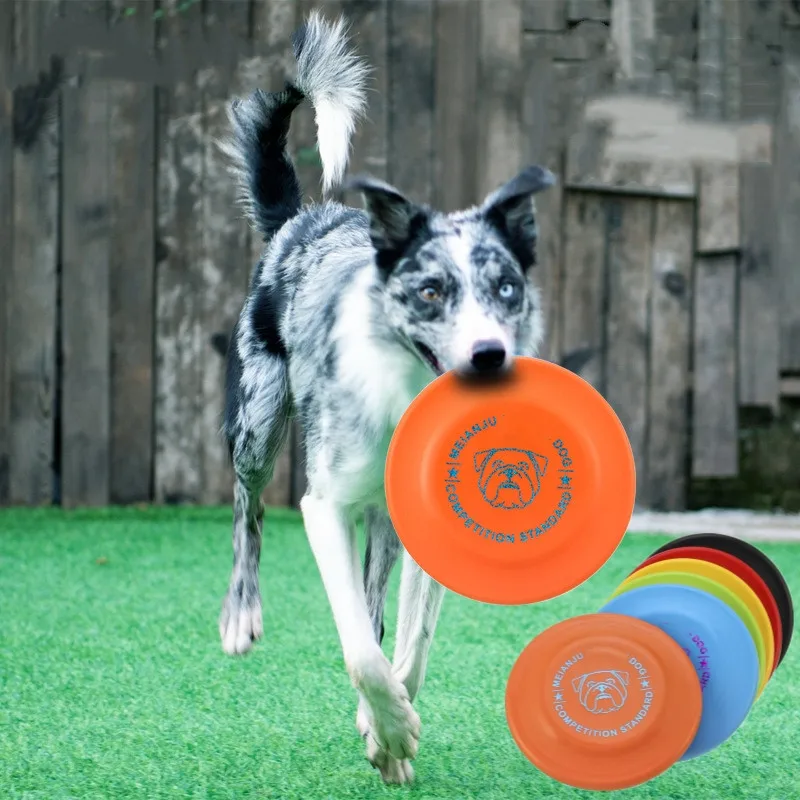 

Pet Flying Discs Standard Competition Funny Dog Toy Training Flying Discs Interactive Bite Resistant Silica Gel Soft Toy for Dog