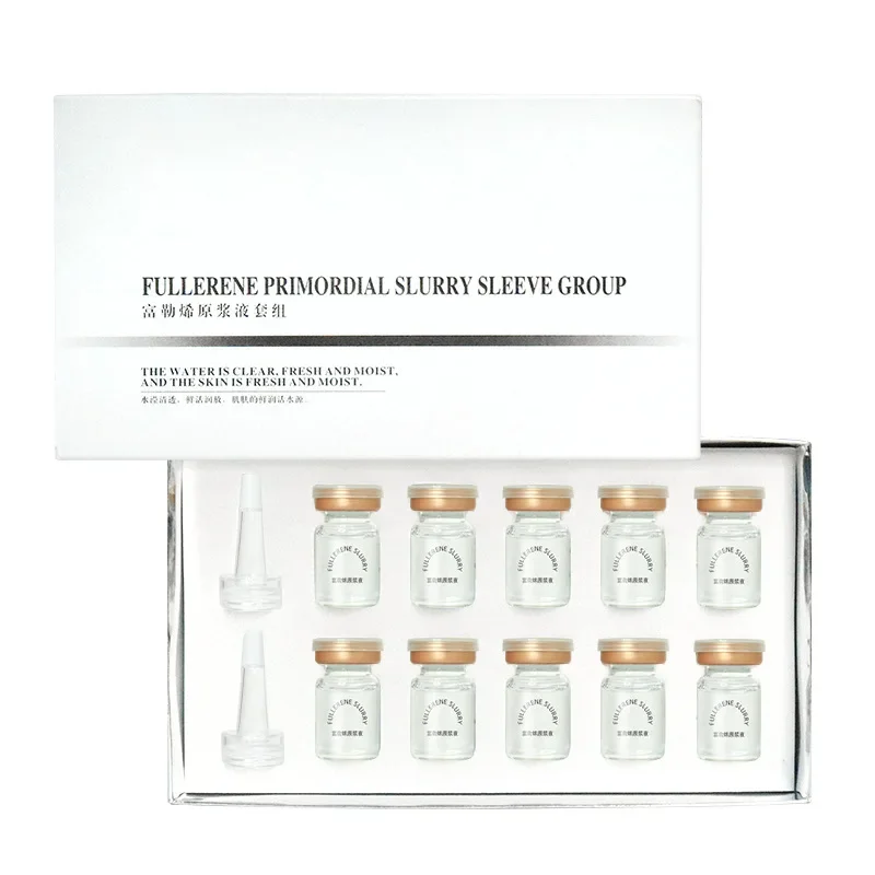

Fullerene Serum 10 Bottles Oligopeptide Essence Brightening Firming Anti-aging Repairing Moisturizing Korea Facial Skin Care Set