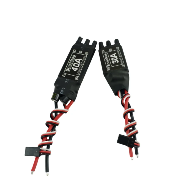 ESC Brushless 30A/40A 2-4S Contrôleur Vitesse Moteur Avion RC
