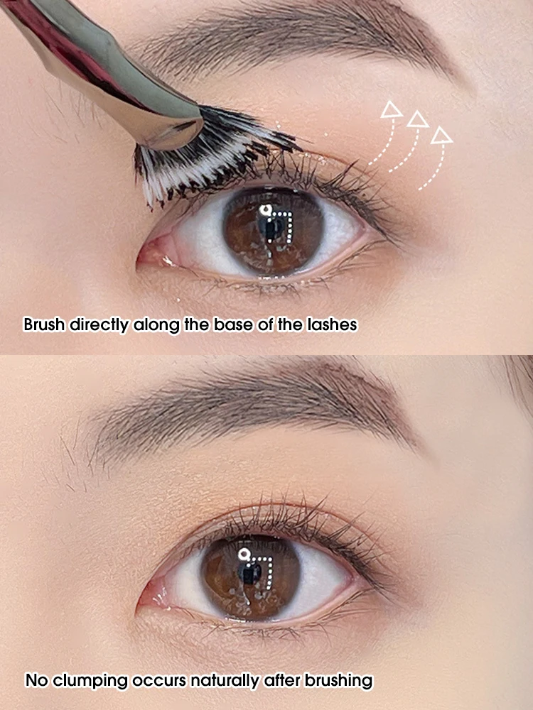 Folding Flat Head Mascara Brush 4
