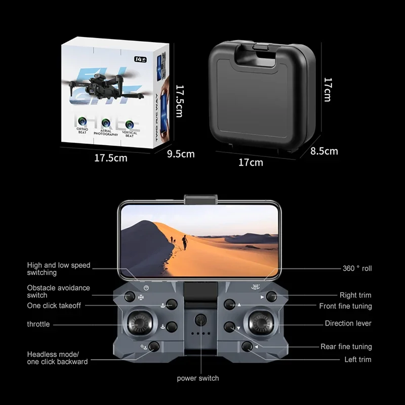 Lenovo K10ProMax Drone 8K Professional HD Dual Camera GPS Obstacle Avoidance Drones Remote Megaphone Quadcopter Toy UAV RC 9000M