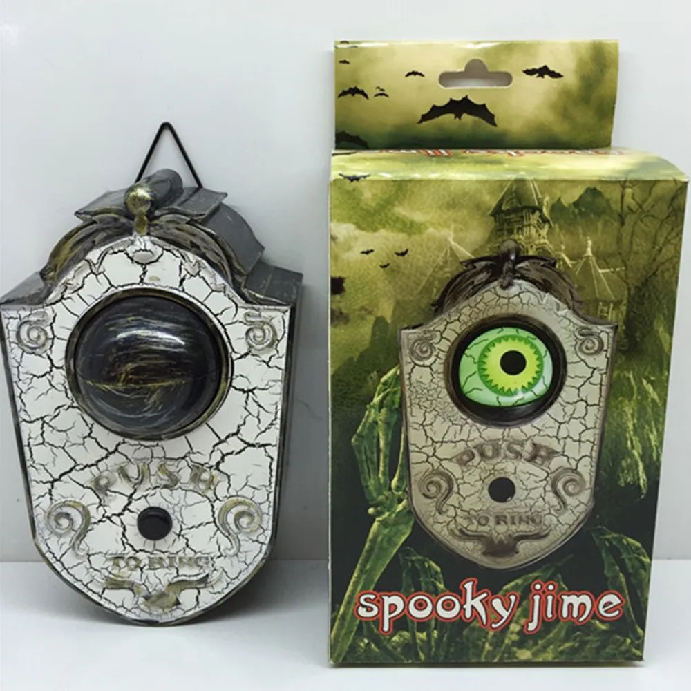 

One-eyed Doorbell Prop Horror Halloween Decoration Bar Haunted House Glowing Hanging Electric Luminous Sounding Eyeball DoorbelL