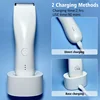 Body Hair Trimmer for Men & Women - Replaceable Ceramic Blades, Waterproof, USB-C Rechargeable Pubic Hair Bikini Groin Trimmer 3