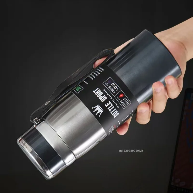 800ml/1000ml Stainless Steel Thermal Bottle 6
