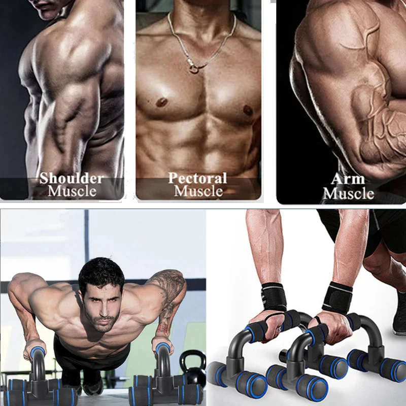 Non-slip Push Up Stand Home Fitness Power Rack Gym Handles Pushup Bars Exercise Arm Chest Muscle Training Bodybuilding Equipment