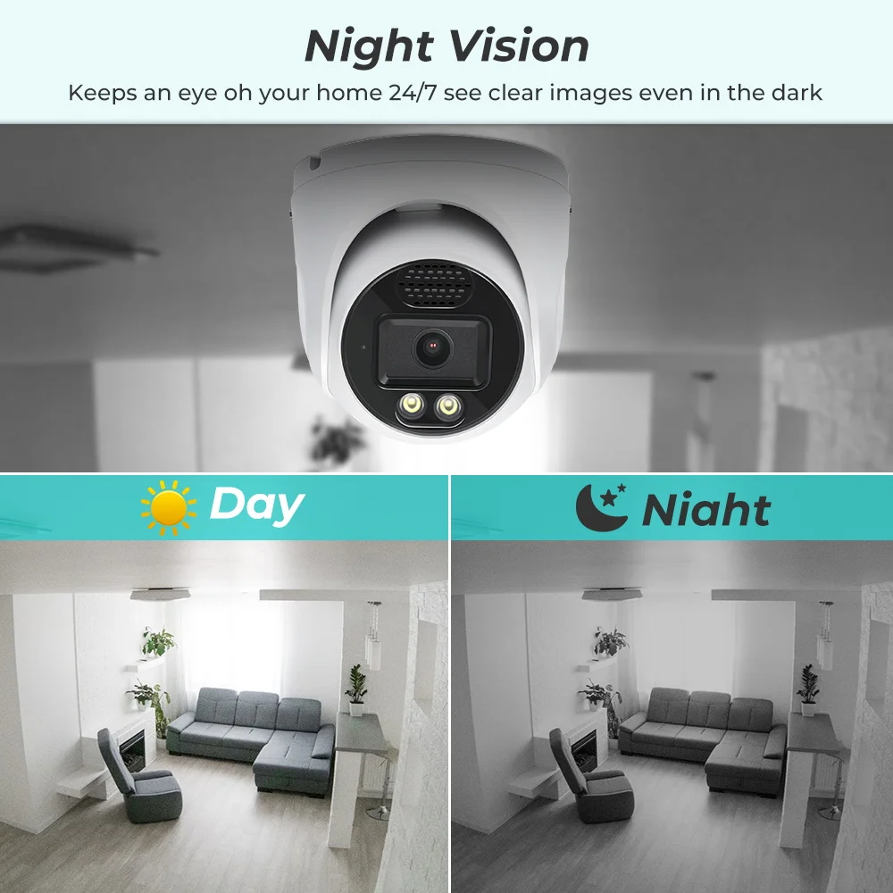 BESDER 8MP 5MP 4MP Dome IP Camera 5X Optical Zoom POE Camera Outdoor Home Security Camera CCTV Home Surveilance XMEye APP CCTV - 5