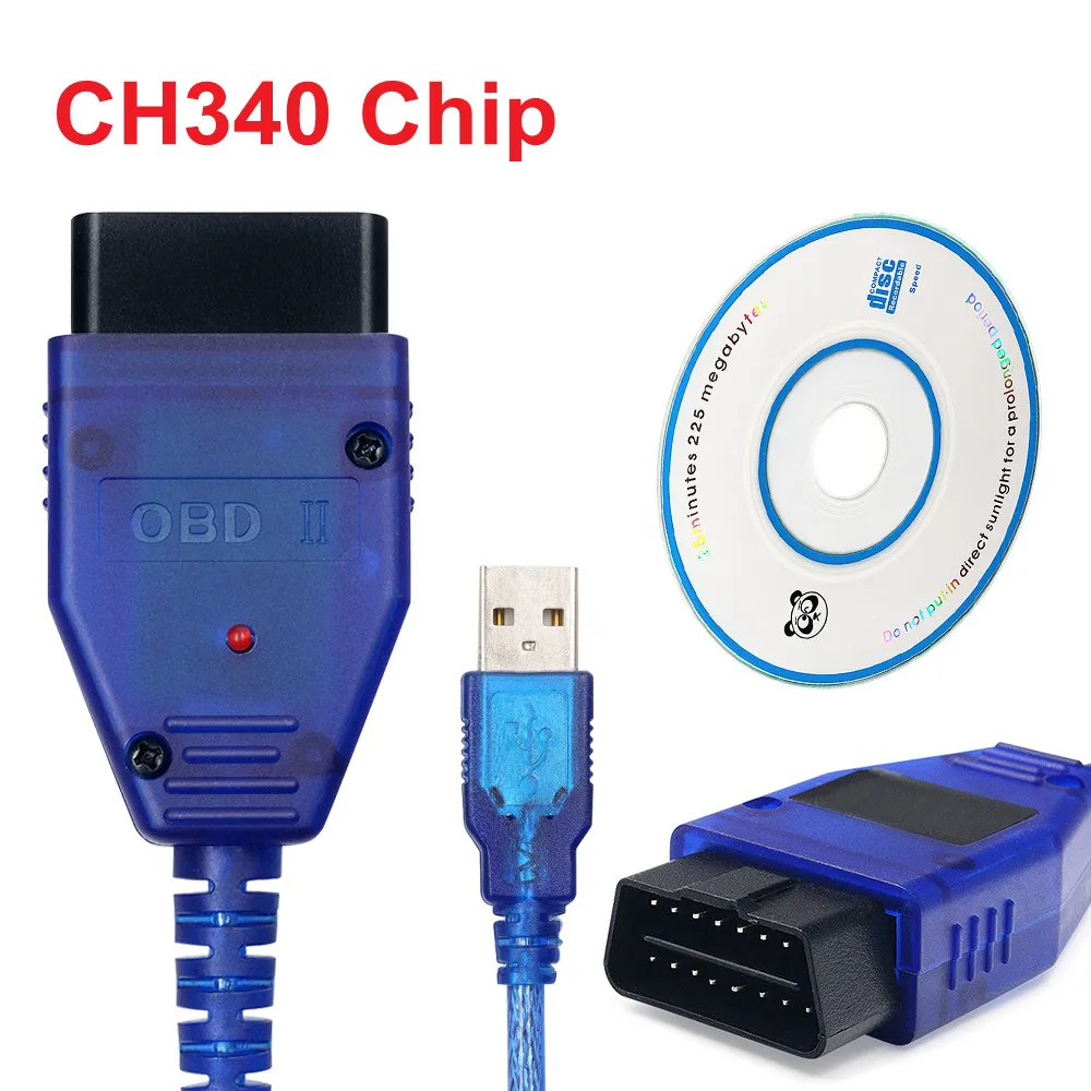 OBD2 Scanner For VAG KKL 409.1 CH340 Chip OBD2 USB Interface for Vag 409 Diagnostic Cable