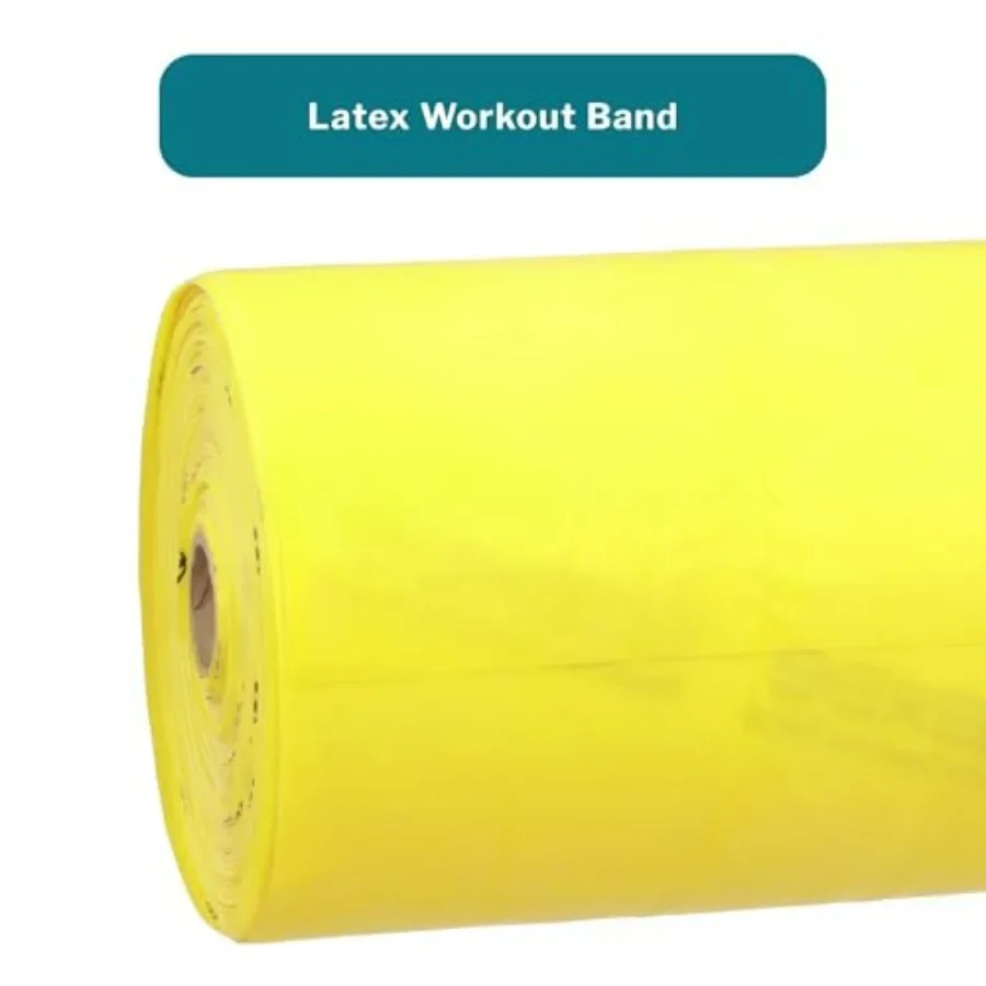 Can Do Exercise Resistance Band - Workout Bands for Physical Therapy - Yellow, Extra Light Resistance - 5 in x 50 yd, 1 Count