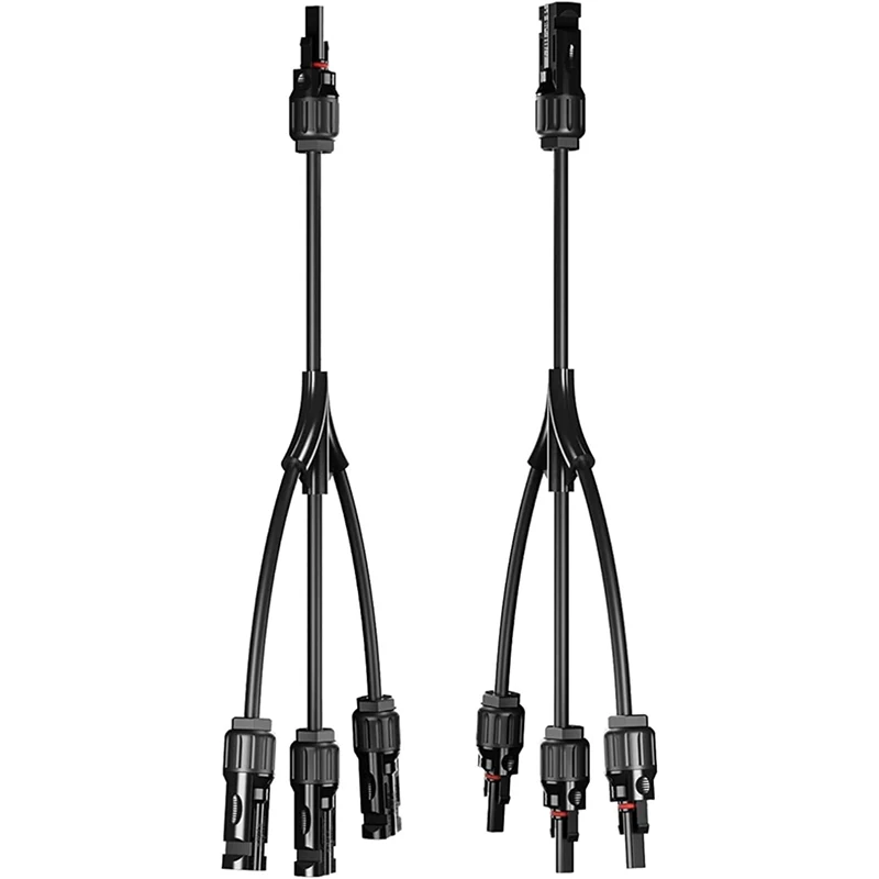 3 ila 1 Güneş Paneli Kablosu Y Konektörü Güneş Paneli Fişi Güneş Şube Adaptörü Fotovoltaik Konnektörler Panel Kabloları Distribütörü