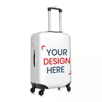 Custom Customize Logo Luggage Cover Elastic Your Design Here Travel Suitcase Protective Covers Suit For 18-32 inch 2