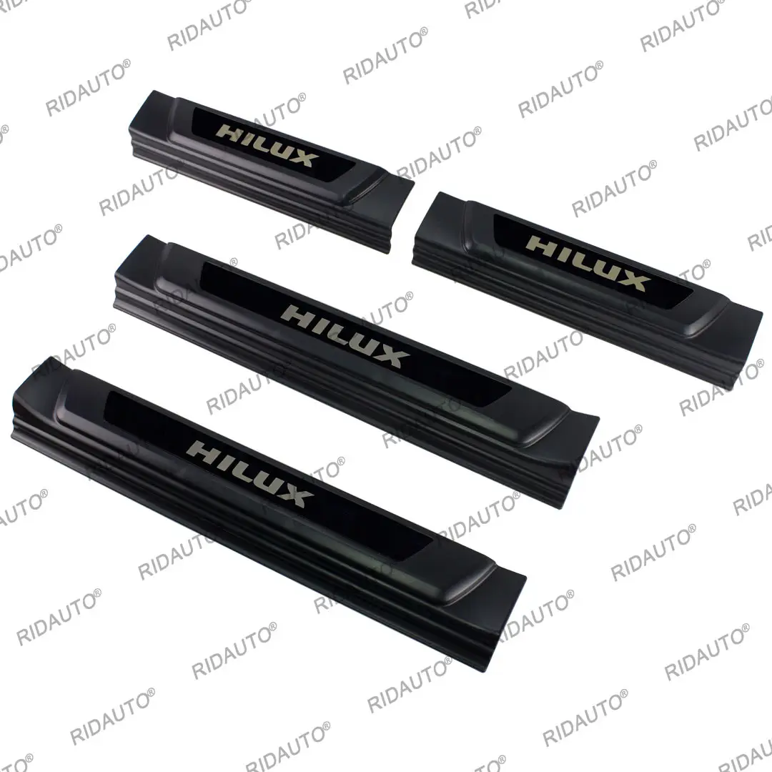 For Toyota Car Door Plate Sill Scuff Cover Anti Scratch Decal Sticker Protector - Foto 9