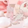 GOGO TALES  Cosmetic Makeup Gift Box Set Lip Glaze Polarized Fine Glitter three-color Highlight Combination 2
