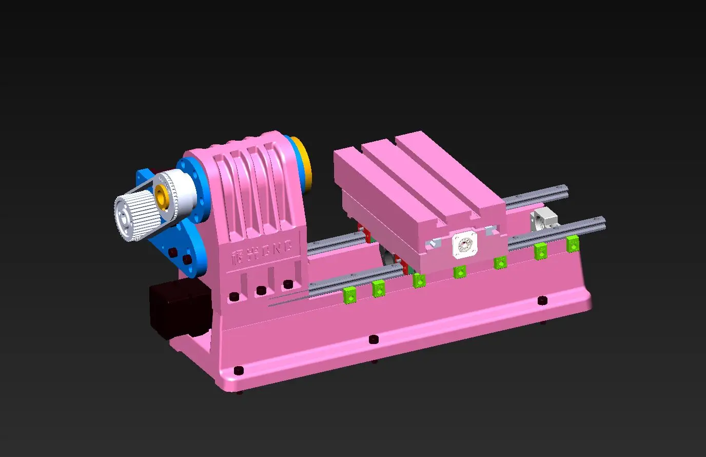 Mini Cnc Lathe Machine Diy Homemade Hot Sale Casting Iron Frame Wood