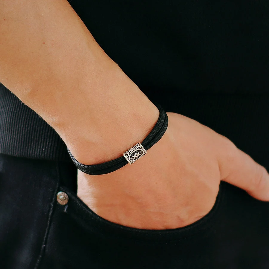 Handmade Adjustable Paracord Viking Bracelet for Men