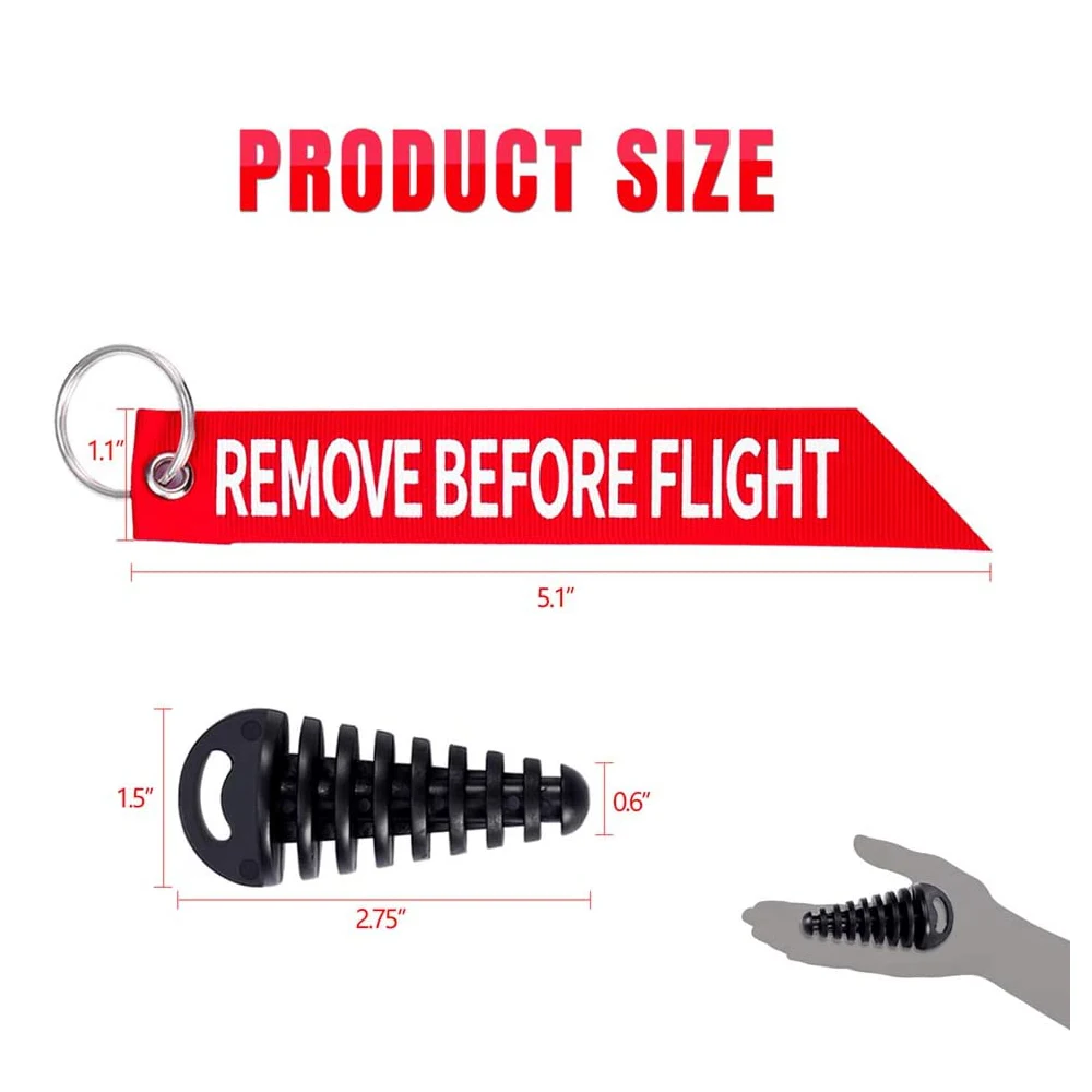 Motorcycle Exhaust Plug Muffler Exhaust Wash Plug 0.6