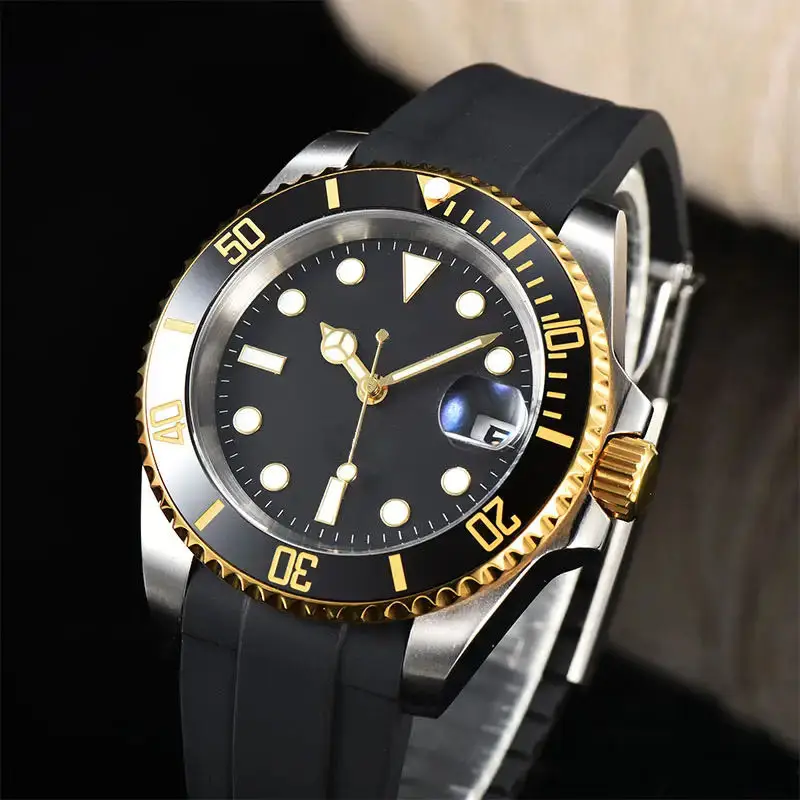 

Designer High Quality Automatic Mechanical Watch Men's Stainless Steel Custom-Watch SUB DTY YCT Series Waterproof Wristwatch