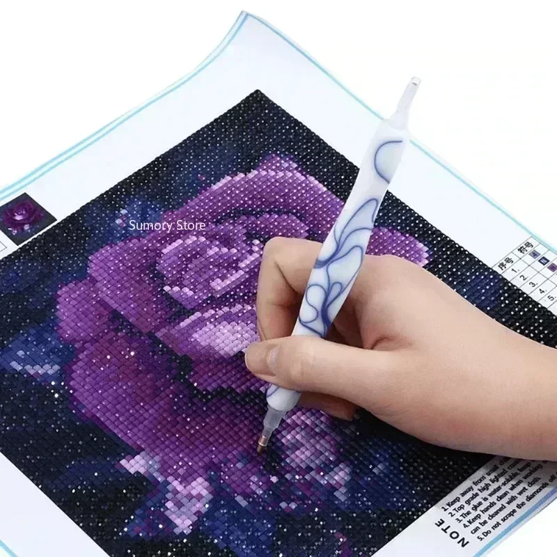 5D DIY Diamond Pen Spot Drill Pen Set Resin Diamond Embroidery Tool Accessories Multifunctional 5 Pen Head Spot Drill Tool