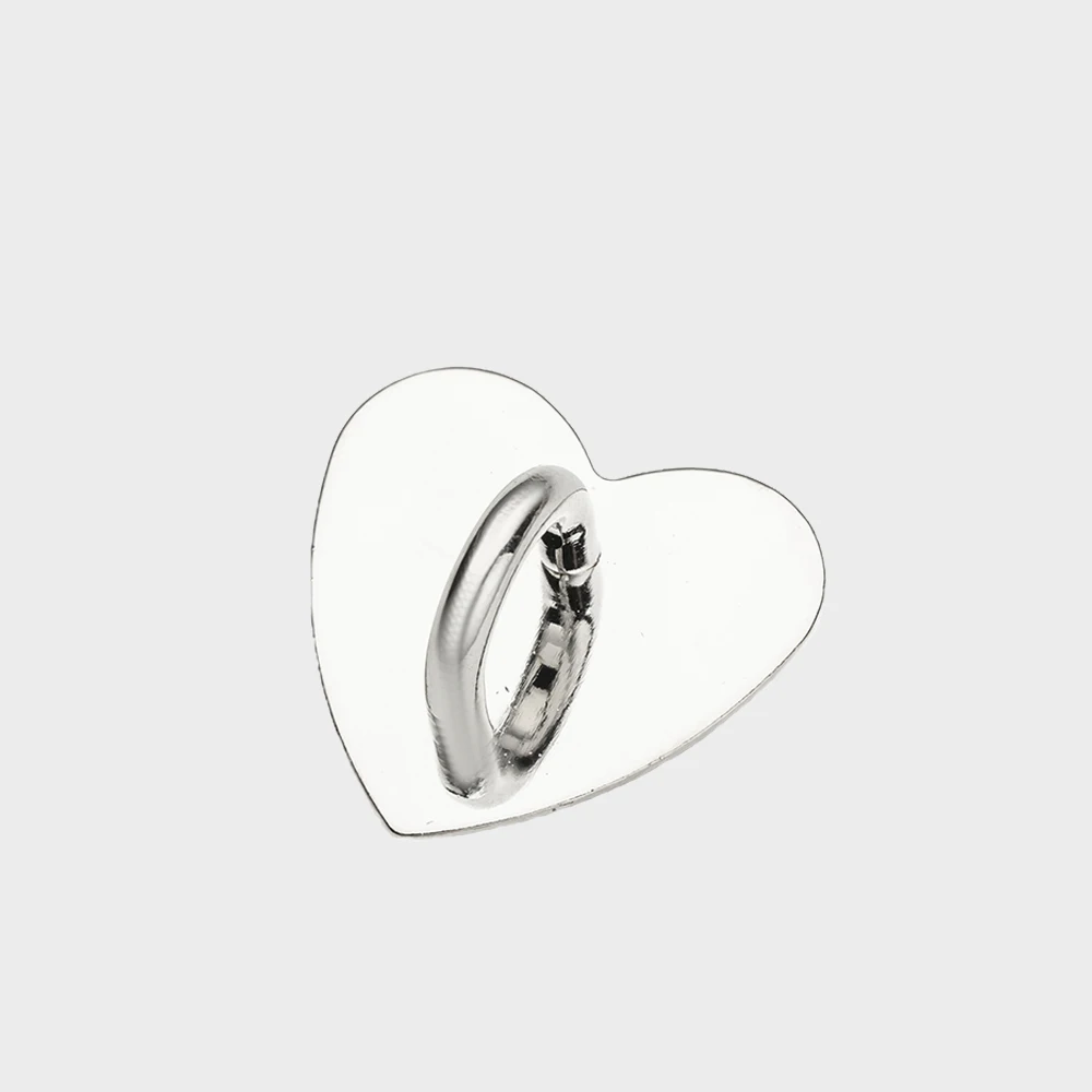 Set of 5 Heart-Shaped Phone Charm Hooks for DIY Phone Cases and Jewelry-Making