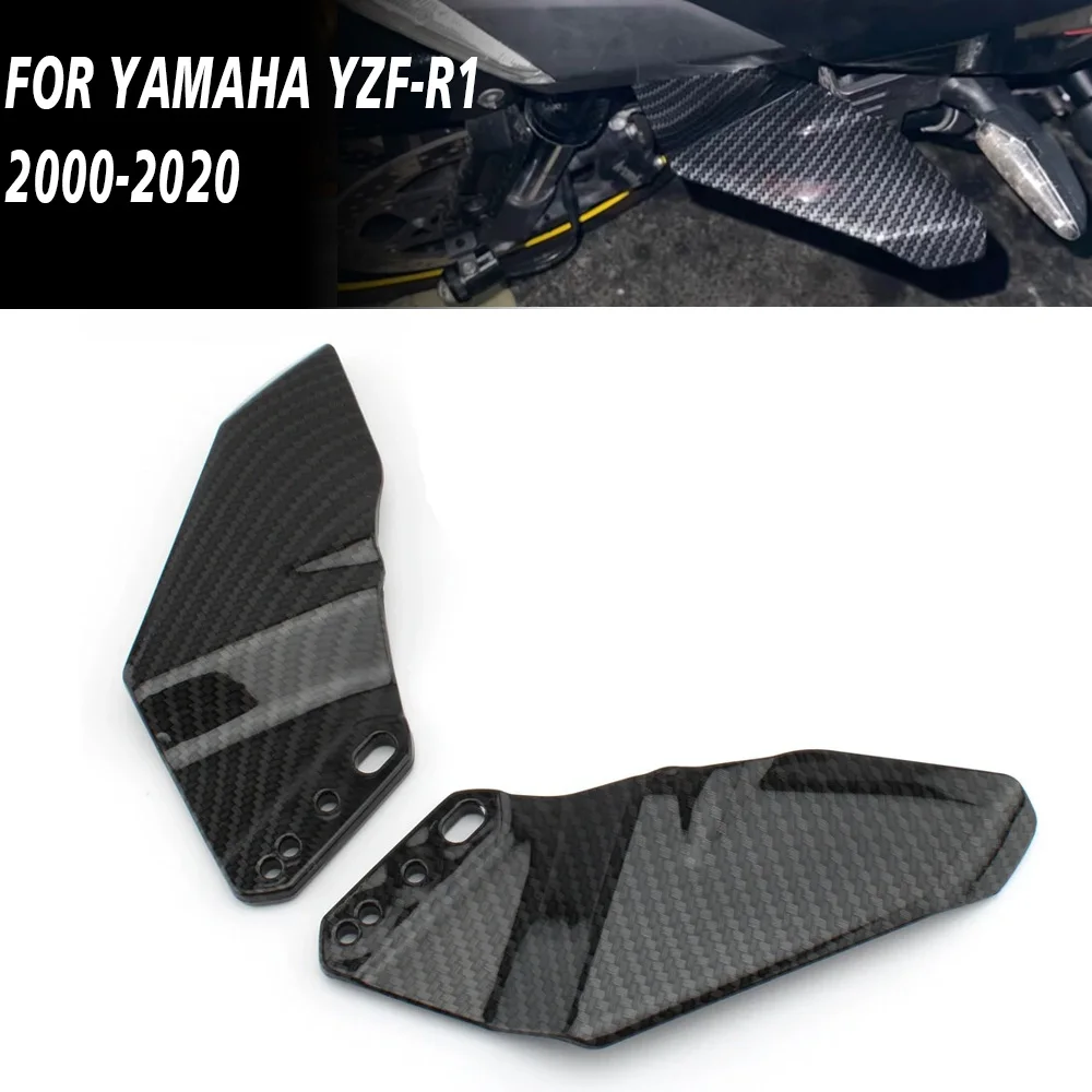 

Motorcycle Accessories Side Winglet Aerodynamic Wing Kit Spoiler Fairing For Yamaha YZF R1 R6 2000-2020 R15 R25 R125