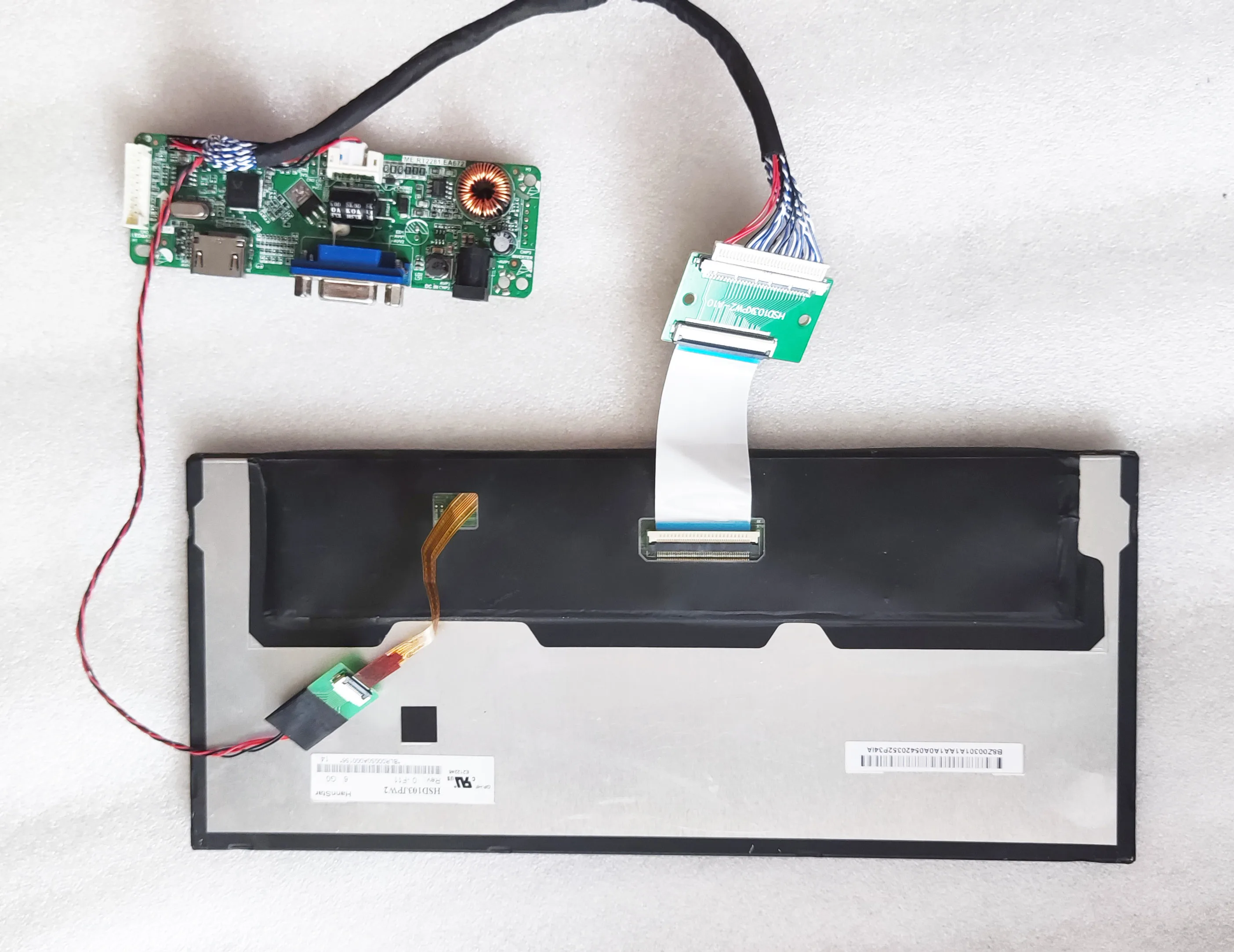 

10.25 Inch 10.3 Inch 1920*720 IPS Display Kit LCD With Driver HDMI(Compatible) VGA 12V For Second Display Monitor