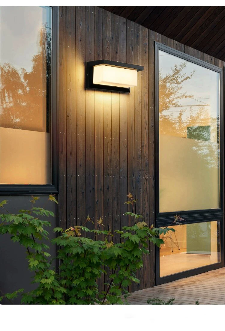 Description Picture 4 of itemOutdoor Balcony Garden Lights Led Wall Light Waterproof IP65 Motion Sensor Led Outdoor Lighting Porch Lights Outdoor Wall Lamp