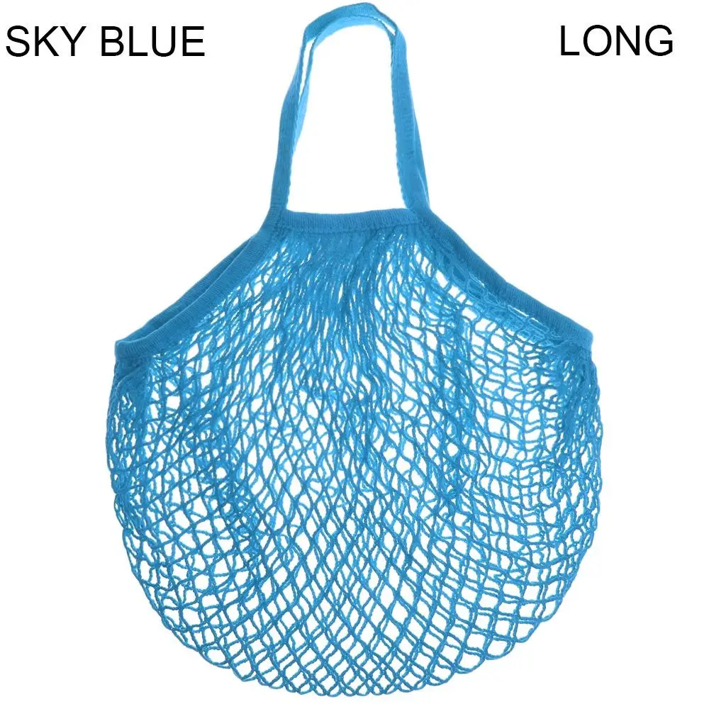 Eco-Friendly Reusable Cotton Mesh Tote Бag - Sustainable Woven Shopping & Storage Tote