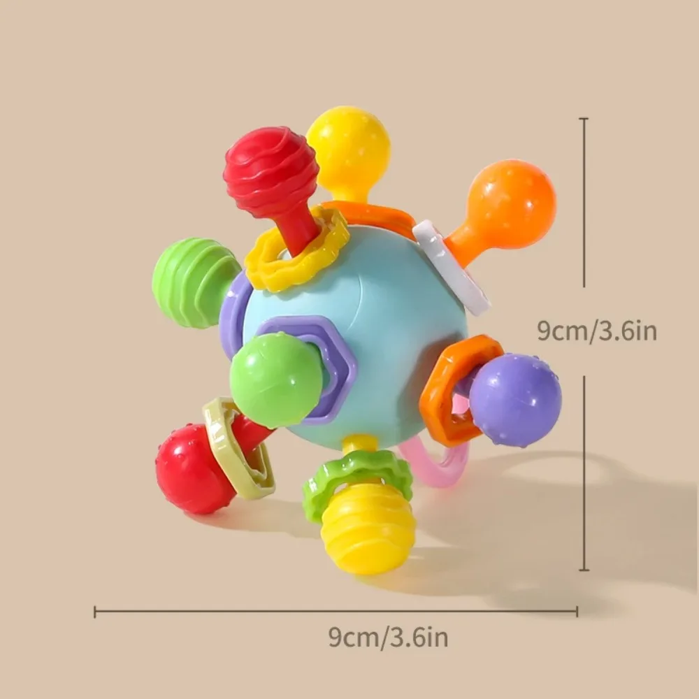 Baby Grasping Ball Toy Soft Hand Grasping Ball Baby Toy For 0-3 Year Old Babies