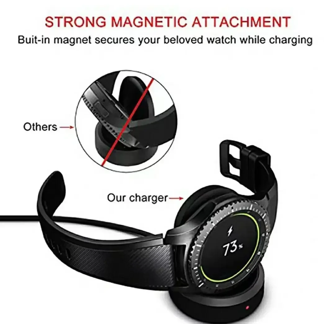 Universal Wireless Fast Charger Base with USB Charging Cable