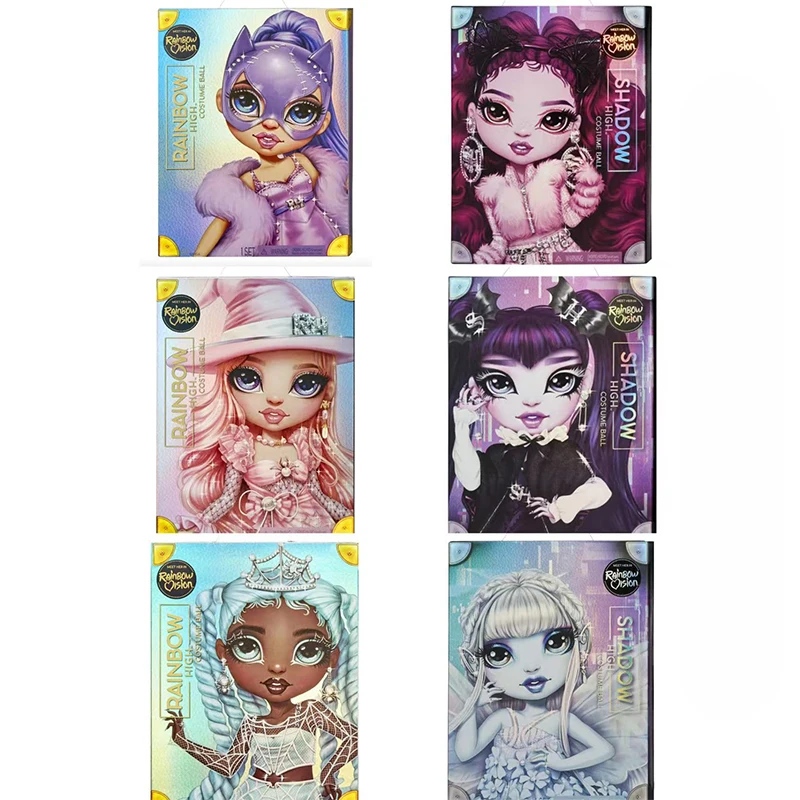 Original Rainbow High Doll Costume Ball Rainbow Vision Demi Batista Violet Willow Collezioni Fashion Doll Action Figure Toys