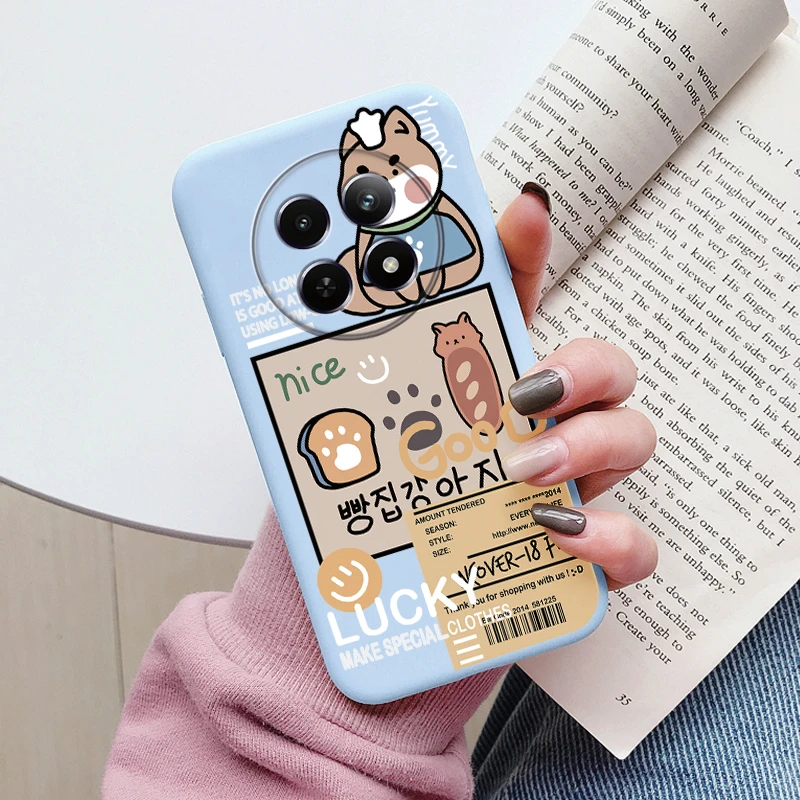 Cute Heart Flower Soft Silicone Matte Protective Back Cover s - Cartoon Design