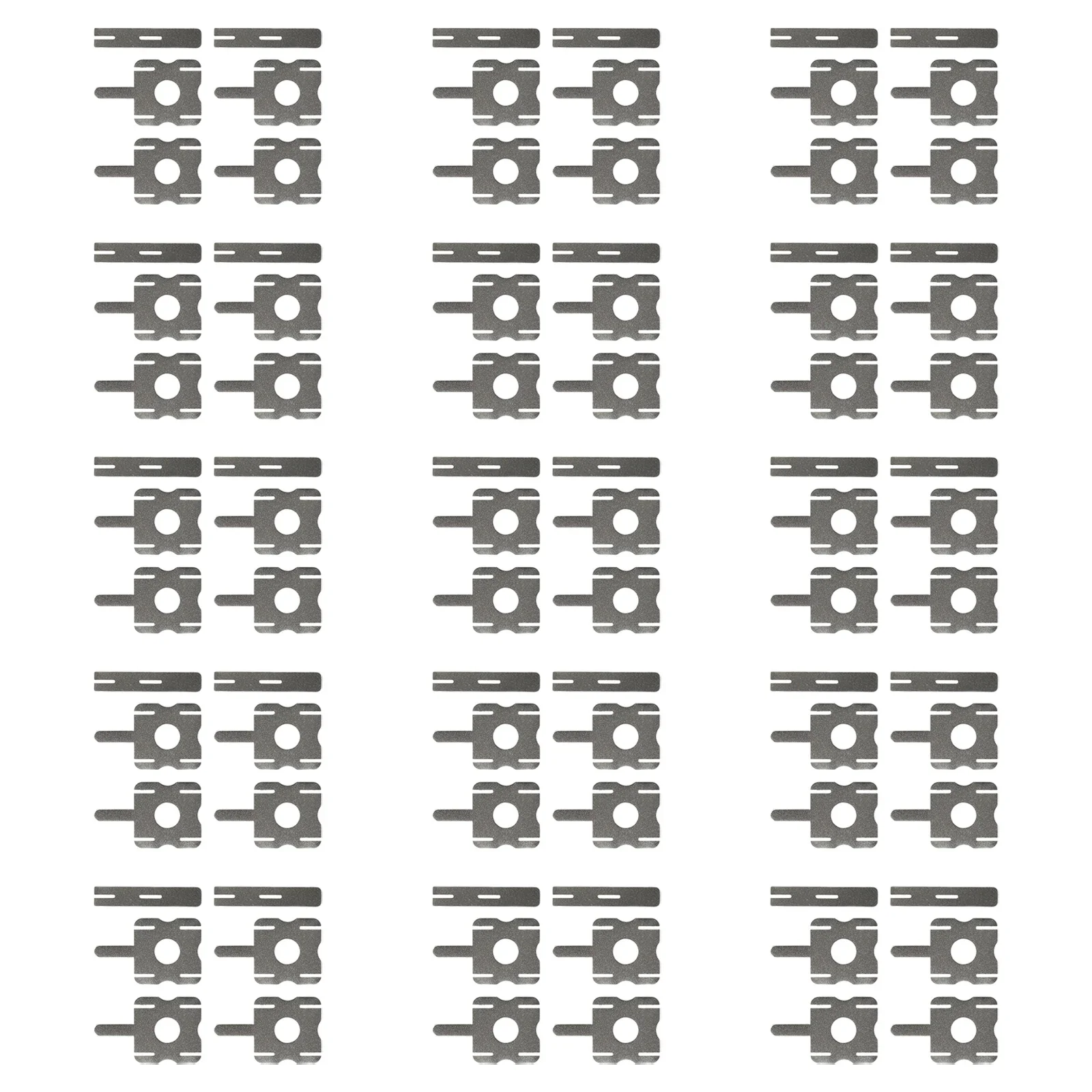 

90pcs Nickel Plate Steel Y-shaped Battery Plating Nickle Sheet For Makita Nickel Plated Steel Strap Strip Battery Pack Spot Weld