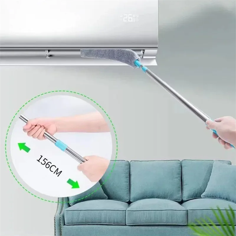 Telescopic Duster Brush for Household Cleaning Long Handle Mop Gap Dust Cleaner Bedside Sofa Brush Tool