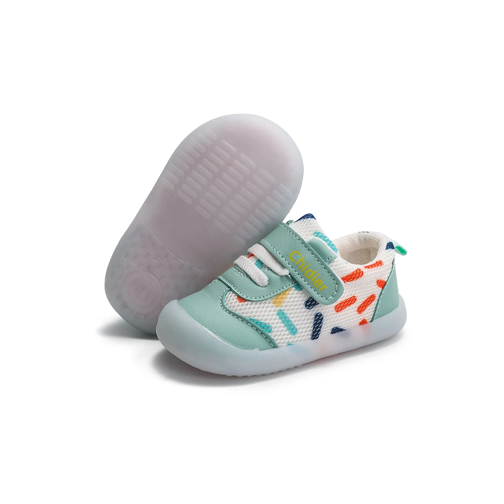 Baby Girls Boys  Dot Trainers For With Rubber Soles Non-slip Anti-bumping Toes Infant Toddler Shoes 5