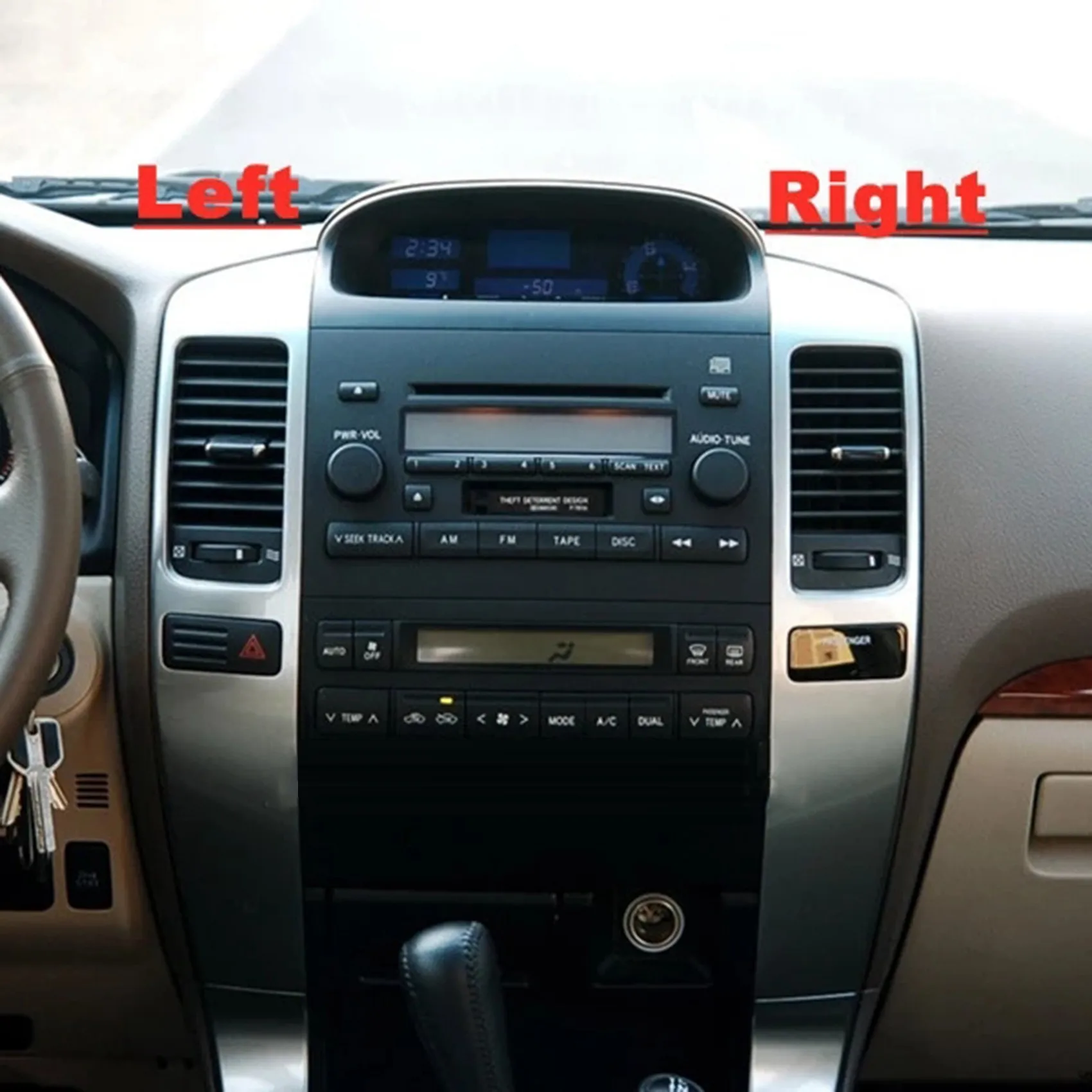 Car Air Conditioner Outlet for Toyota Land Cruiser Prado 120