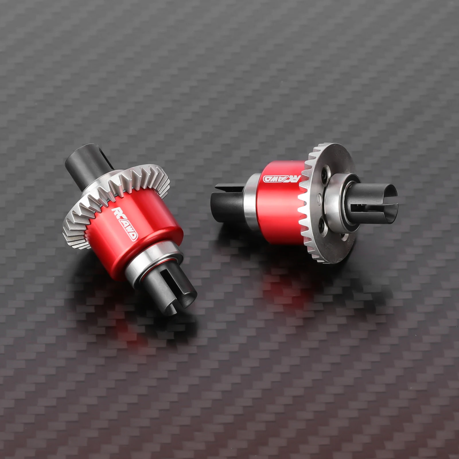 RCAWD Différentiel Avant/Arrière Assemblé 30T 0.8Mod 3000cSt pour Arrma GROM 1/18 1/16