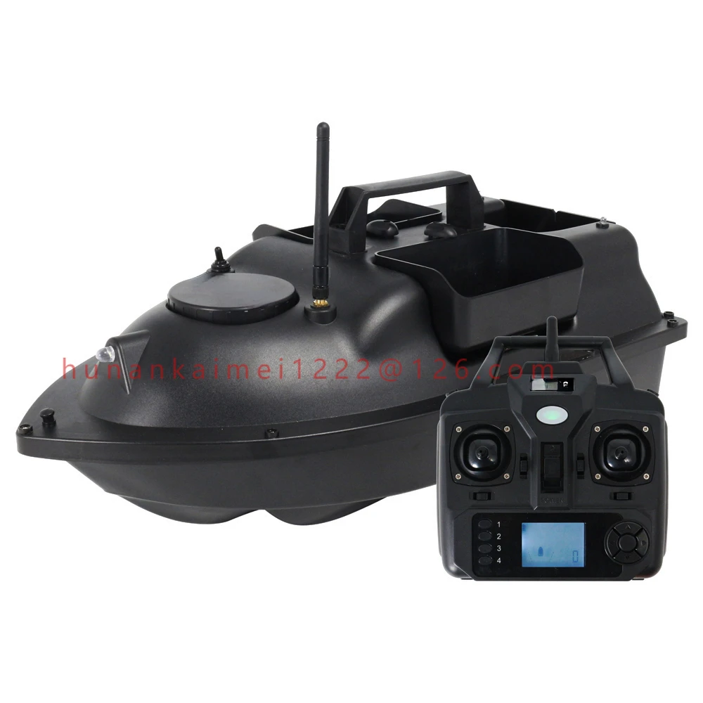 

V010 Latest Version 2.4Ghz 500M Automatic Return GPS Bait Boat 2KG 3 Hoppers Fish Finder GPS RC Fishing Boat