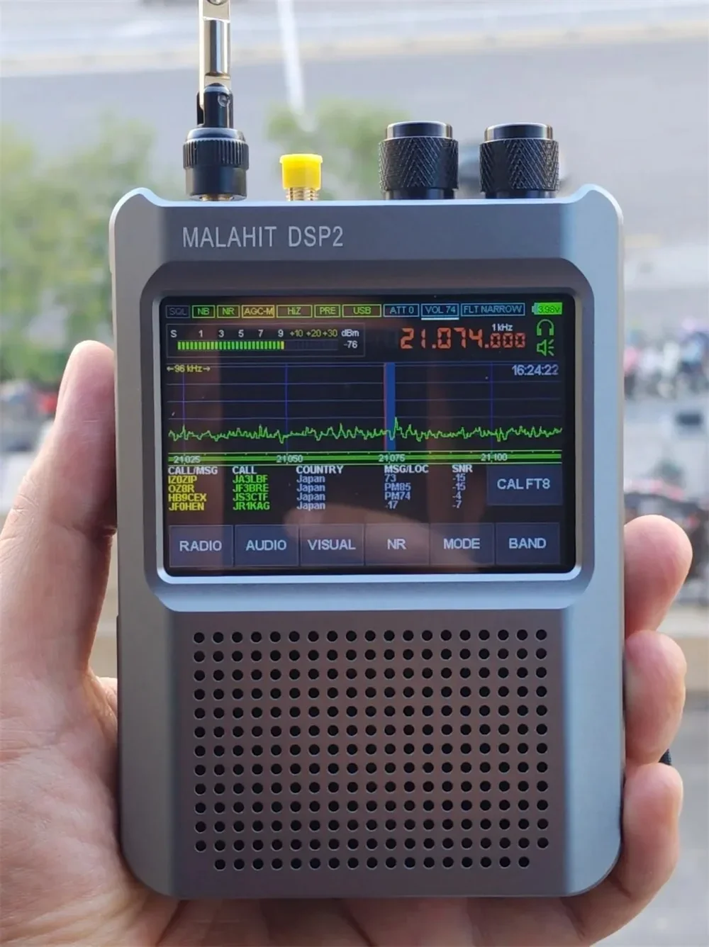 Malahit-DSP2 Malachite DSP Receiver SDR Radio Firmware Frequency Meter 2.40 Genuine Second Generation 10kHz-380MHz 404MHz-2GHz