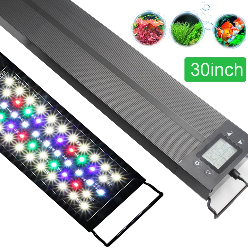 Lumière Led Étanche Pour Aquarium, 36 Pouces, Lampe Sous-marine, Décor,  Éclairage Planté, Prise Ue, 90cm - Éclairages - AliExpress