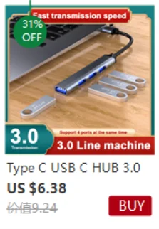 USB C HUB 3.0 Type C 3.1 3/4 Port Multi Splitter Adapter OTG USB for Macbook Pro 13 15 Air Mi Pro HUAWEI PC Accessories