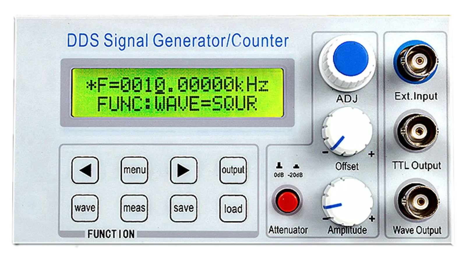 

For SGP1002S 2MHz DDS Function Signal Generator Frequency Counter Square Wave Sweep