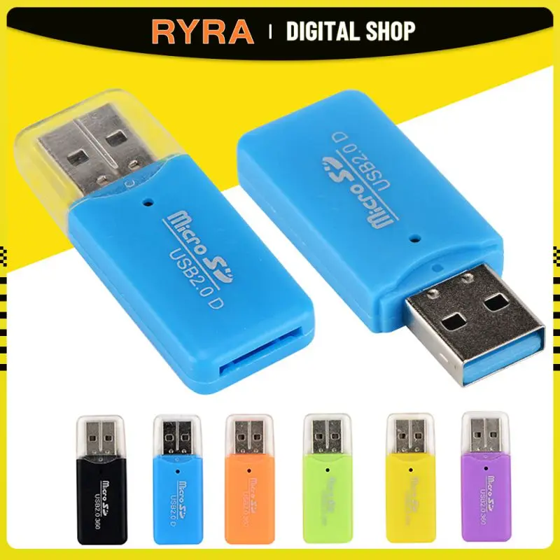 

RYRA Mini USB 2.0 Micro SD TF T-Flash Memory Card USB2.0 Card Reader Adapter For Windows USB Memory Card Reader Classic Adapters