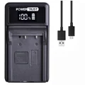 USB Dual Batteria Caricabatterie Per Kodak LB-070 LB070 PIXPRO S-1 S1