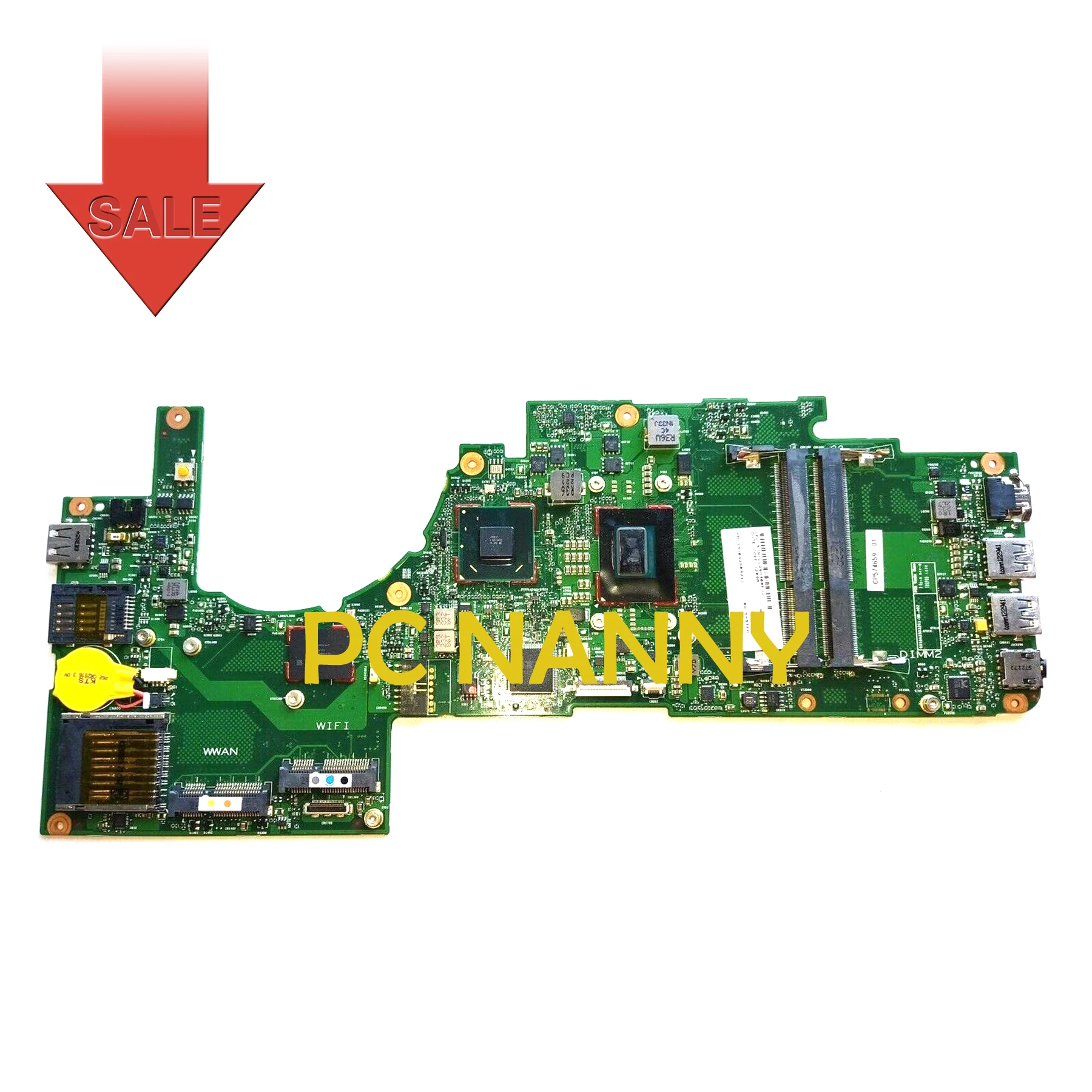 

PCNANNY for Fujitsu LIFEBOOK uh572 laptop motherboard cp574659-01