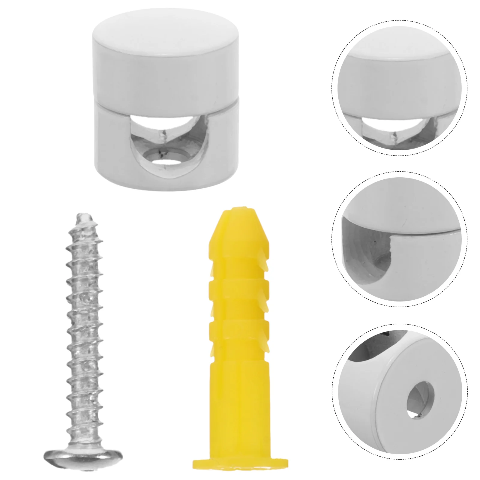 

4 Pcs Chandelier Wire Buckle DIY Cable Glands Cord Clips Grips Securing Fixing Aluminum Strain Relief Thread Locker